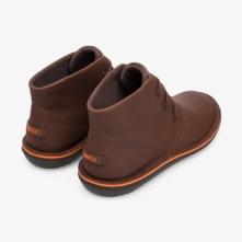 Camper Dark Brown Ankle Boots Mens - Beetle Online Ireland | NBGPW2140